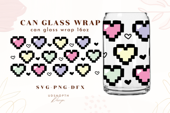 Download Valentine Hearts Svg Wrap Libbey Glass - Hearts Collection
