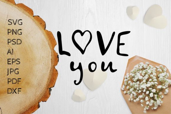 Download LOVE YOU Hand Drawn Hearts Valentine - Hearts Collection