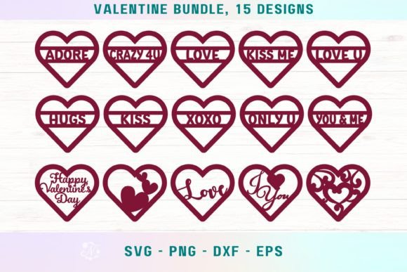 Download Valentine Svg Bundle, Valentine Hearts - Hearts Collection