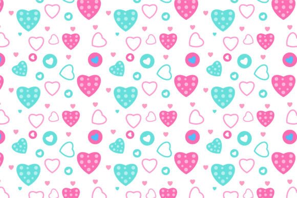 Download Love Pattern Decoration with Hearts - Hearts Collection